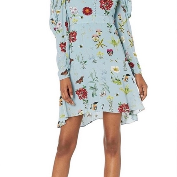 Joie Blue Long Sleeve V-Neck - Picture 4 of 14